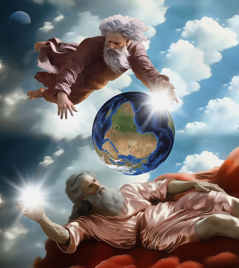 The Birth of the World - a Digital Art by Marek-Lars Kruusen